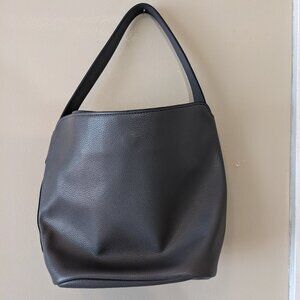 Vera Bradley Small East West Tote - Gray Faux Leather